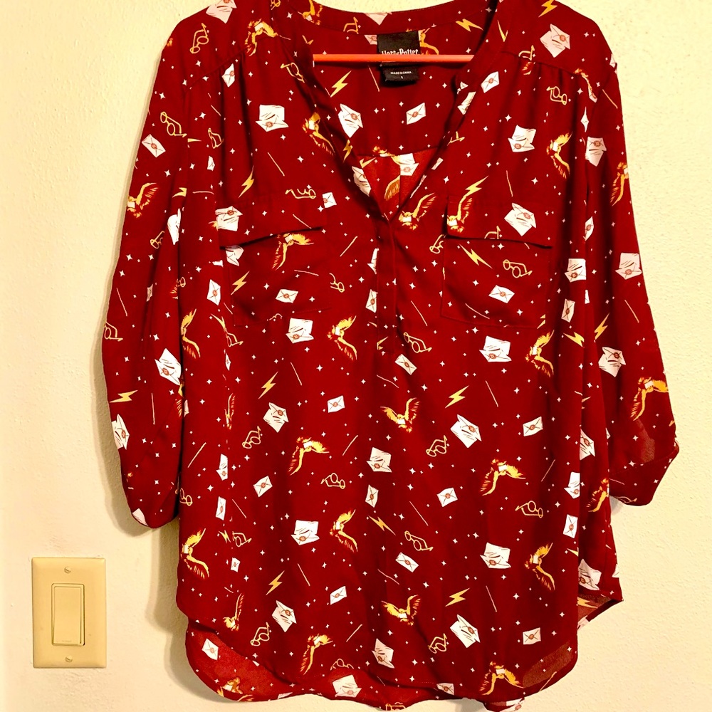 Torrid Harry Potter Harper Blouse